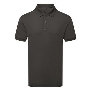 Asquith & Fox Mens Glacier Tech Polo Shirt / Charcoal